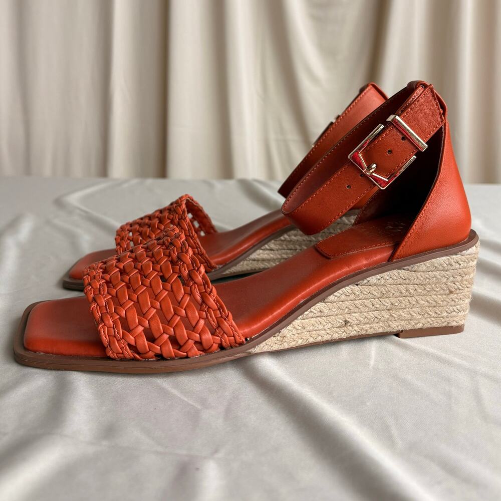 Vince Camuto Bretandi Apricot Espadrille Wedges - NWT, Cork Wedge, Size 7.5